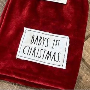 Rae Dunn Baby’s 1st Christmas Blanket. Super Soft in excellent condition.